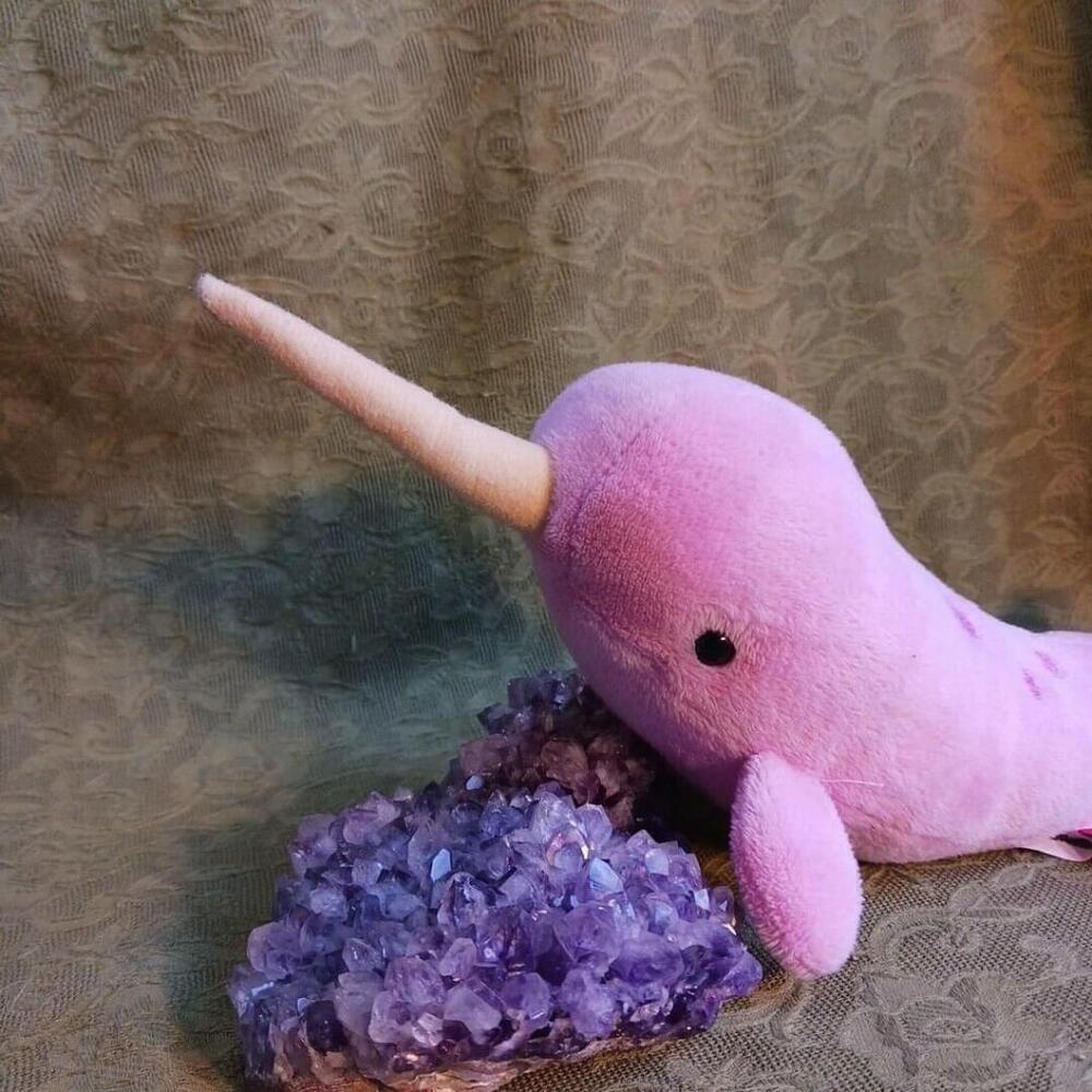 Douglas Toys Pink Narwhal Plush 12 Inches